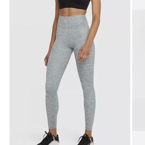 Nike One Luxe Women's Heathered Mid-Rise Leggings- Small